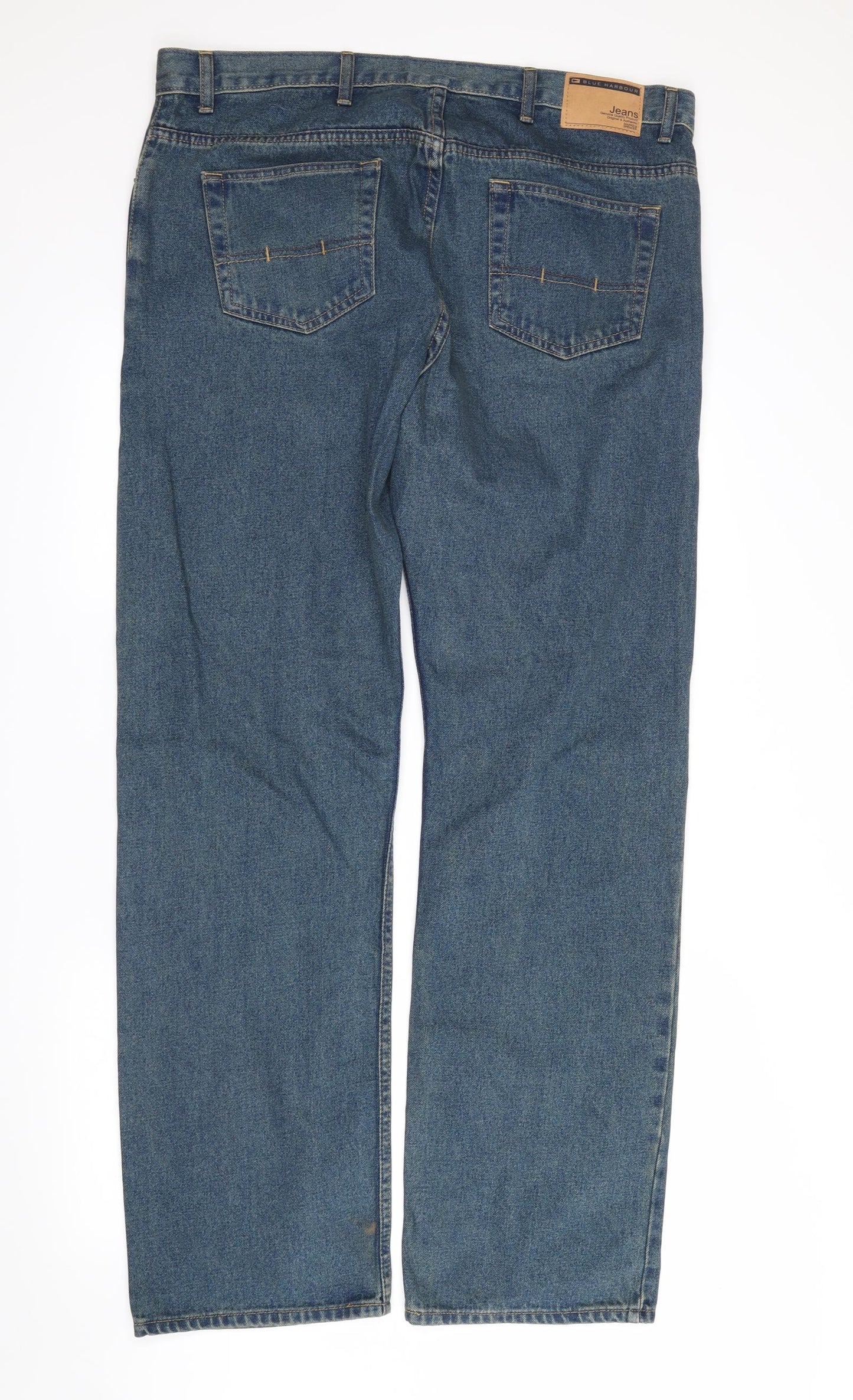 Marks and Spencer Mens Blue  Denim Straight Jeans Size 38 in