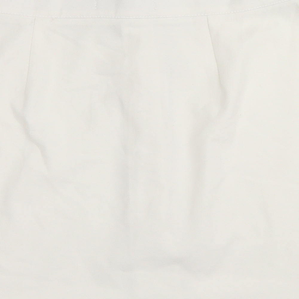 Boohoo Womens White   Mini Skirt Size 12