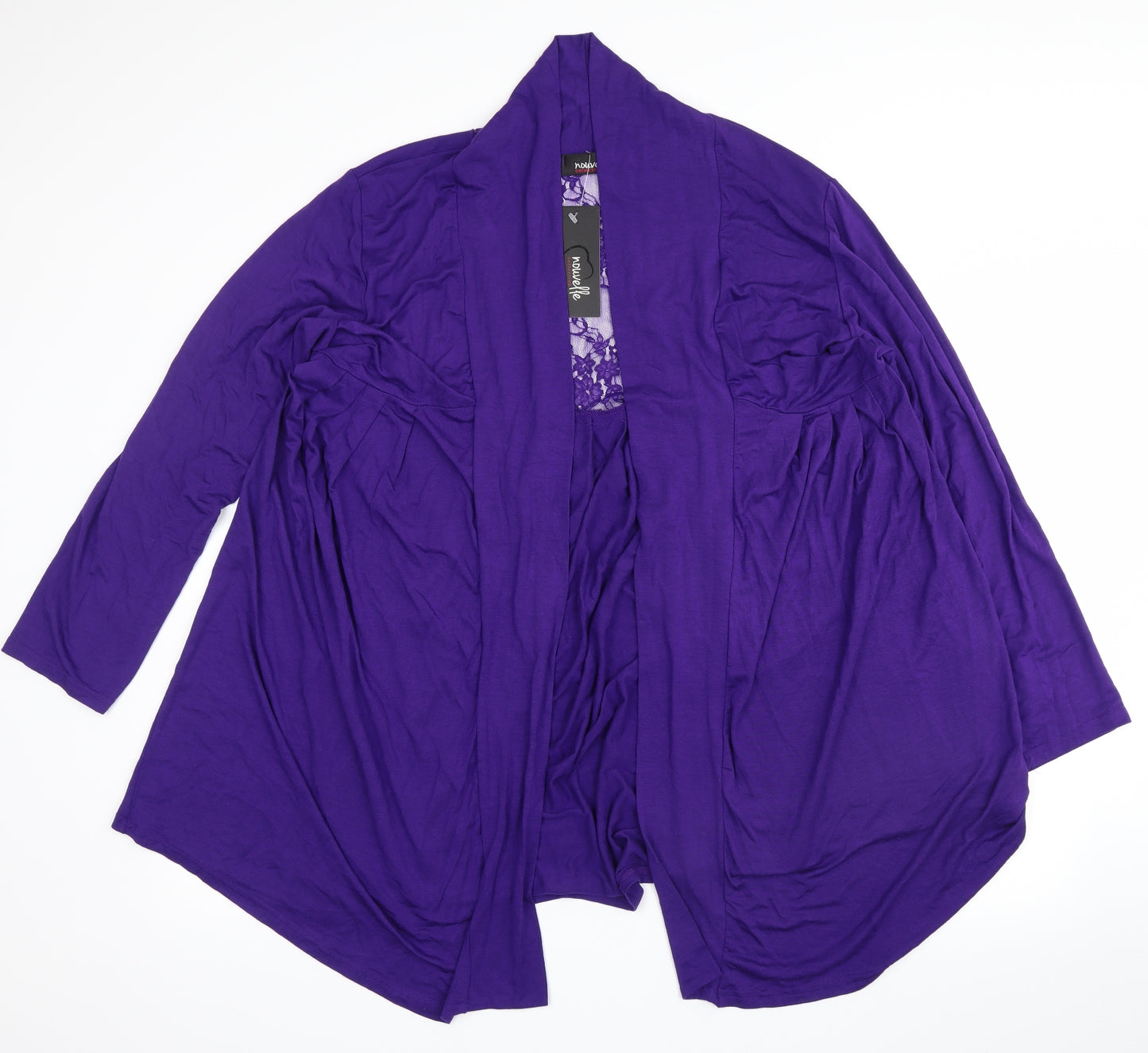 Nouvelle Womens Purple   Cardigan Jumper Size 24