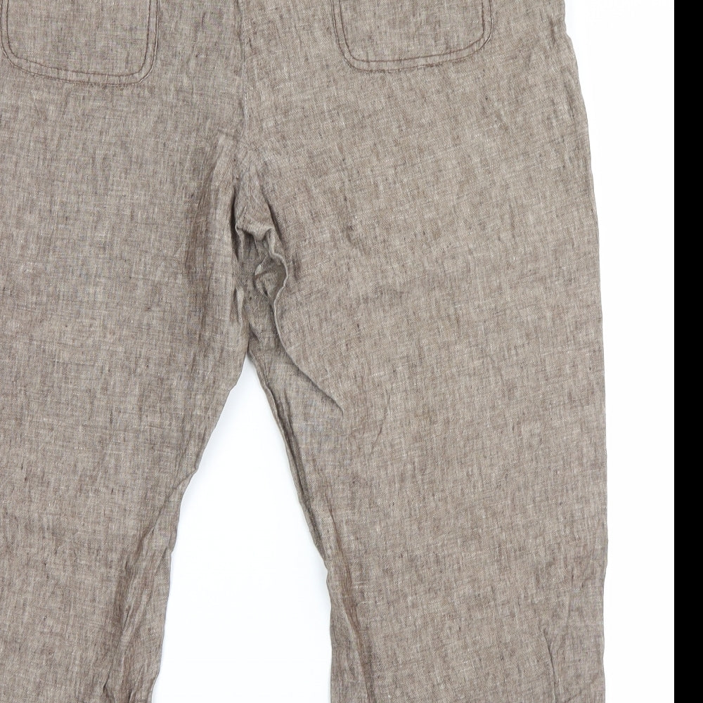 TU Mens Brown   Cropped Trousers Size 16