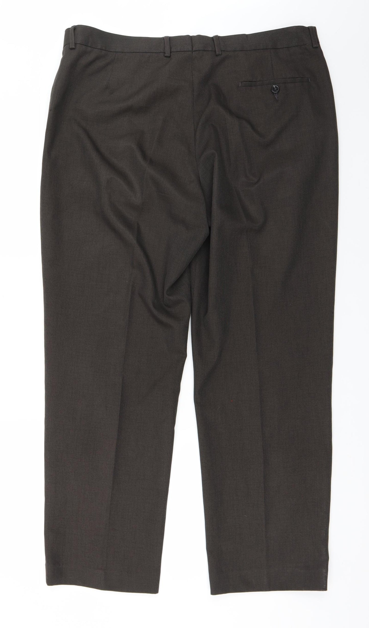 Marks and Spencer Mens Brown   Trousers  Size 38 in L31 in