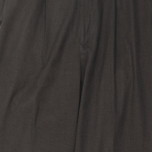Marks and Spencer Mens Brown   Trousers  Size 38 in L31 in