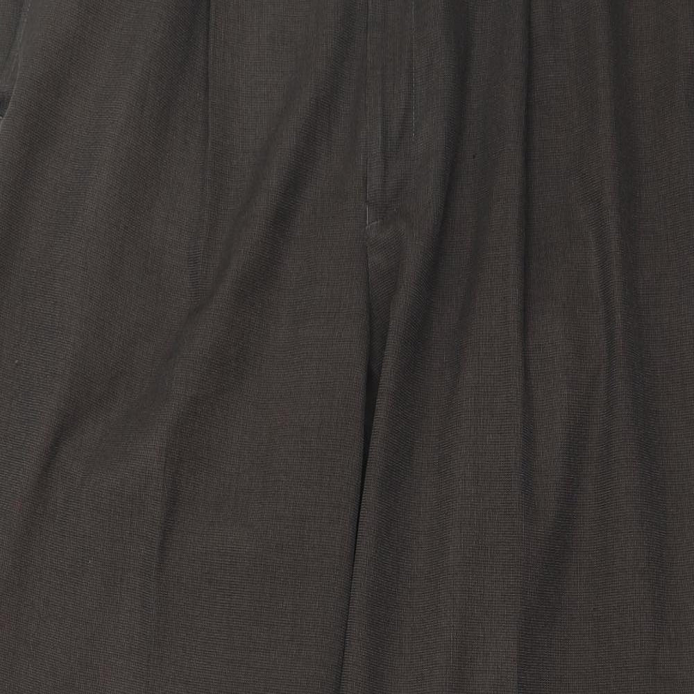 Marks and Spencer Mens Brown   Trousers  Size 38 in L31 in