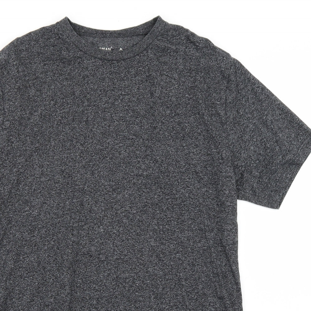 Topman Mens Grey    T-Shirt Size S