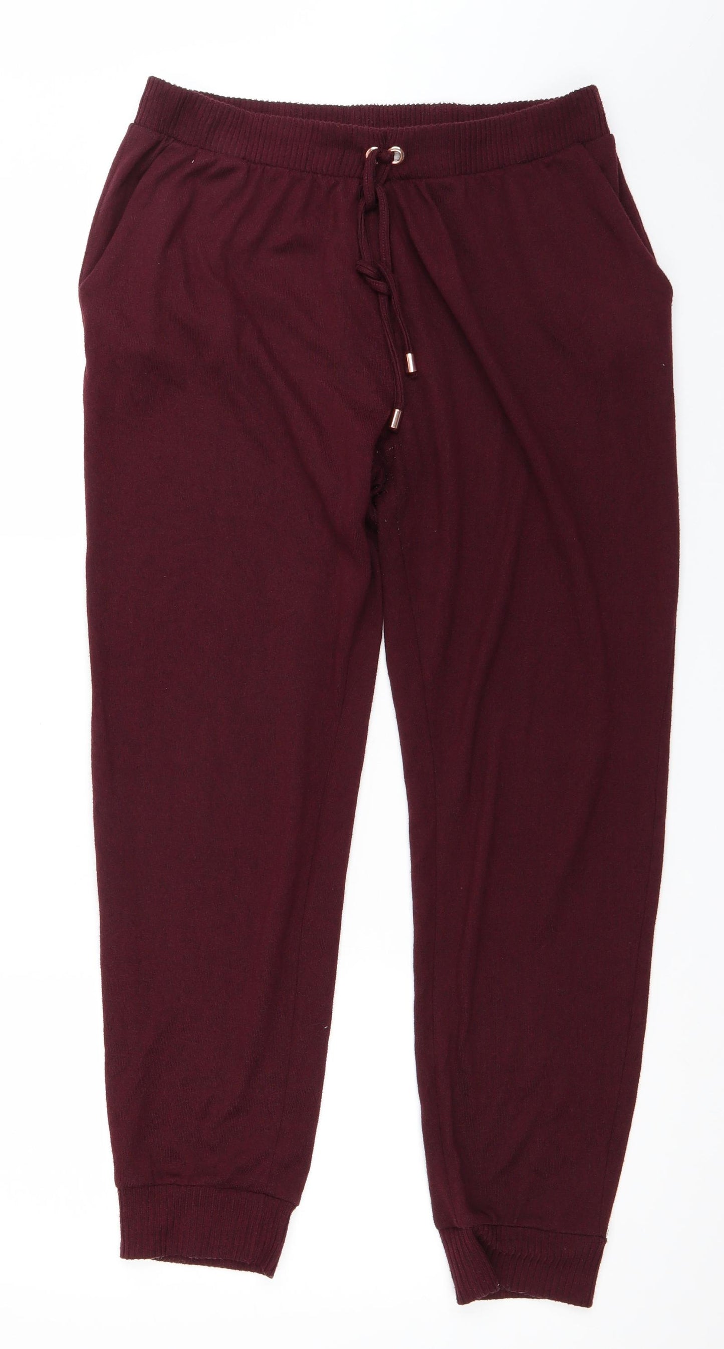 George Womens Purple   Jogger Trousers Size 12 L28 in