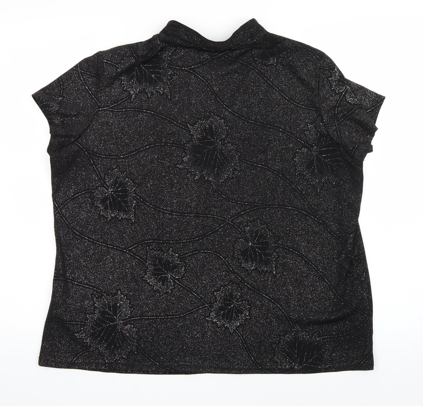 Bon Marché Womens Black   Basic T-Shirt Size L
