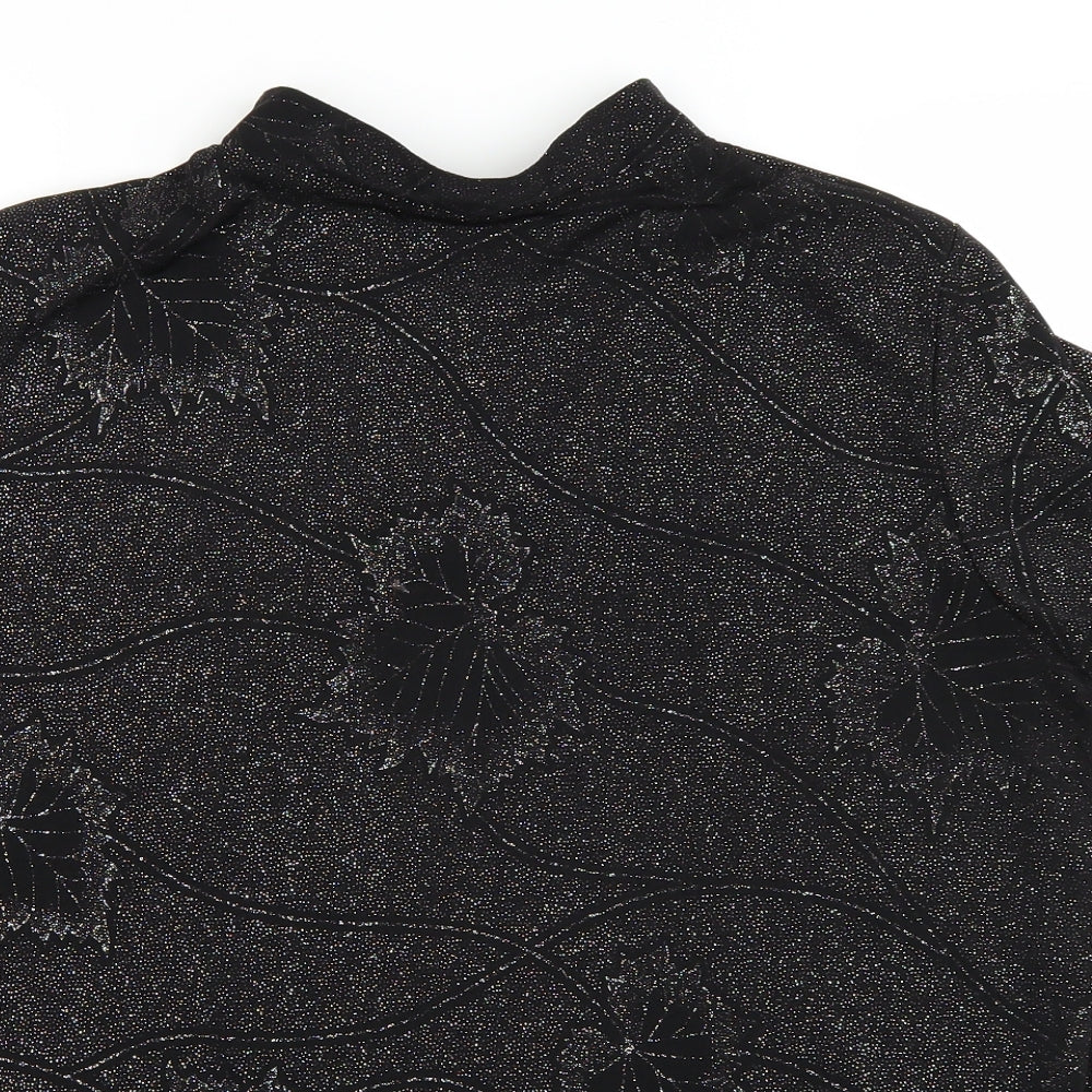Bon Marché Womens Black   Basic T-Shirt Size L