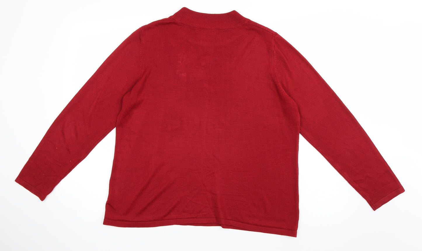 Bon Marché Womens Red   Pullover Jumper Size M