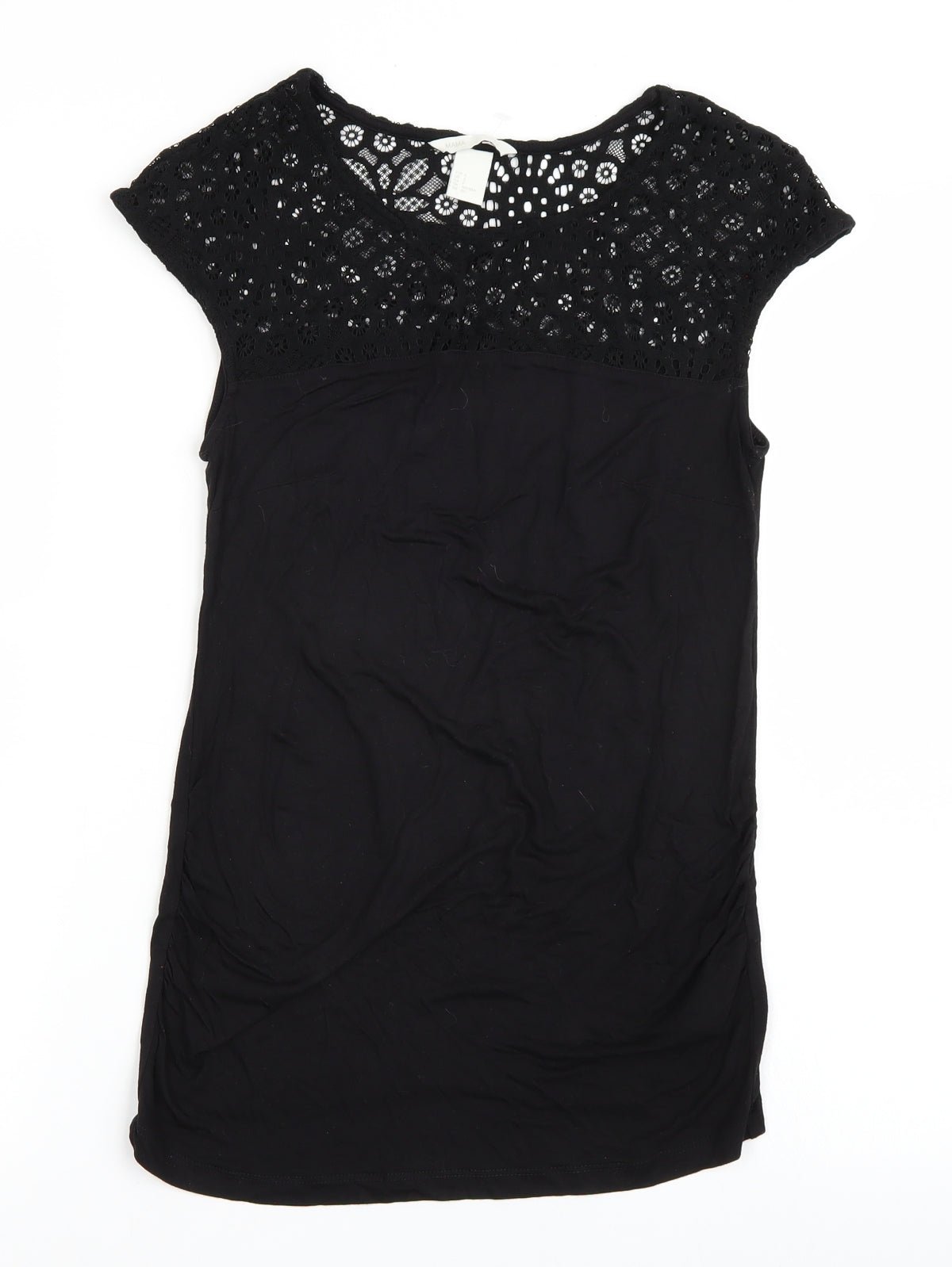 H&M Womens Black   Basic T-Shirt Size S