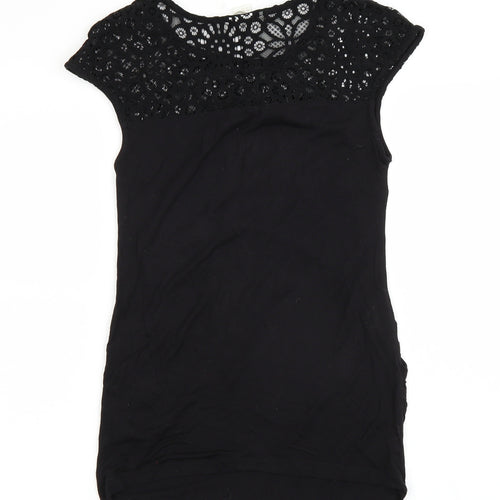 H&M Womens Black   Basic T-Shirt Size S
