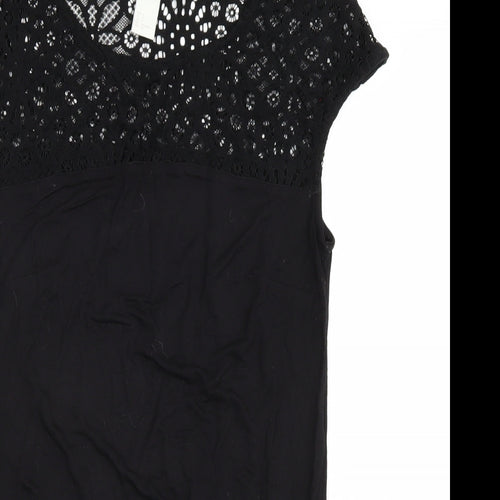 H&M Womens Black   Basic T-Shirt Size S