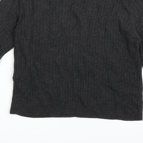 Topshop Womens Grey   Pullover Jumper Size 14