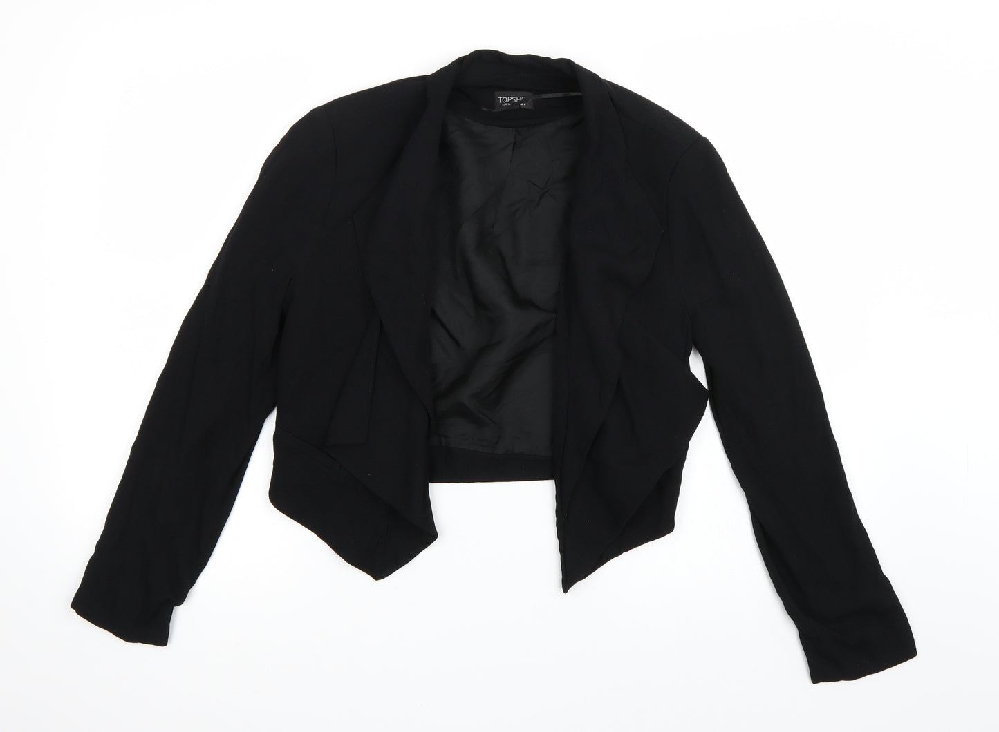 Topshop Womens Black   Jacket Blazer Size 8
