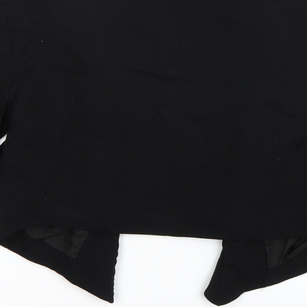 Topshop Womens Black   Jacket Blazer Size 8