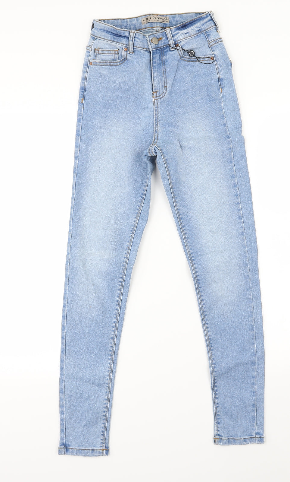 Denim co Womens Blue   Skinny Jeans Size 6 L26.5 in