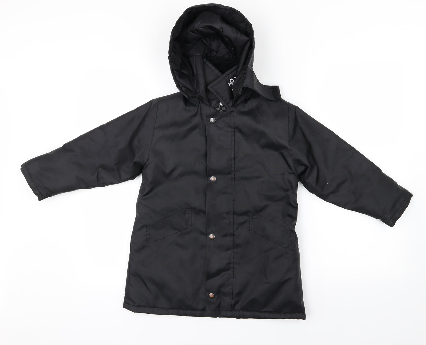 uniformity Boys Black   Basic Coat Coat Size 13-14 Years