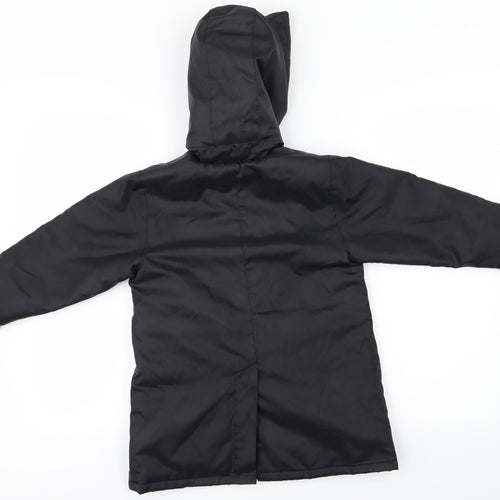 uniformity Boys Black   Basic Coat Coat Size 13-14 Years