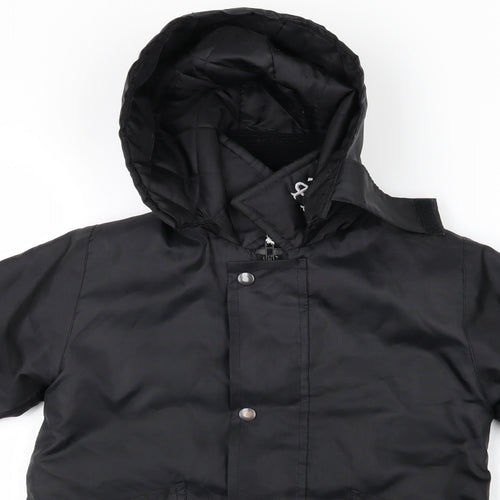 uniformity Boys Black   Basic Coat Coat Size 13-14 Years