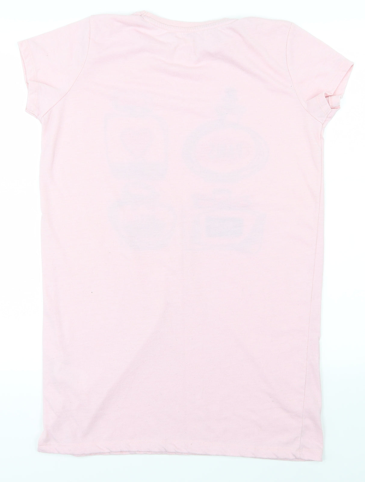 yd Girls Pink   Basic T-Shirt Size 11-12 Years  - paris love