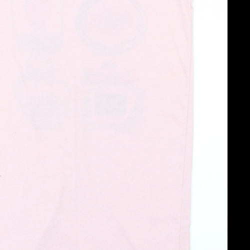 yd Girls Pink   Basic T-Shirt Size 11-12 Years  - paris love