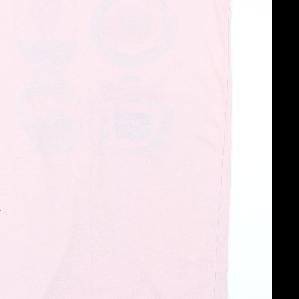 yd Girls Pink   Basic T-Shirt Size 11-12 Years  - paris love