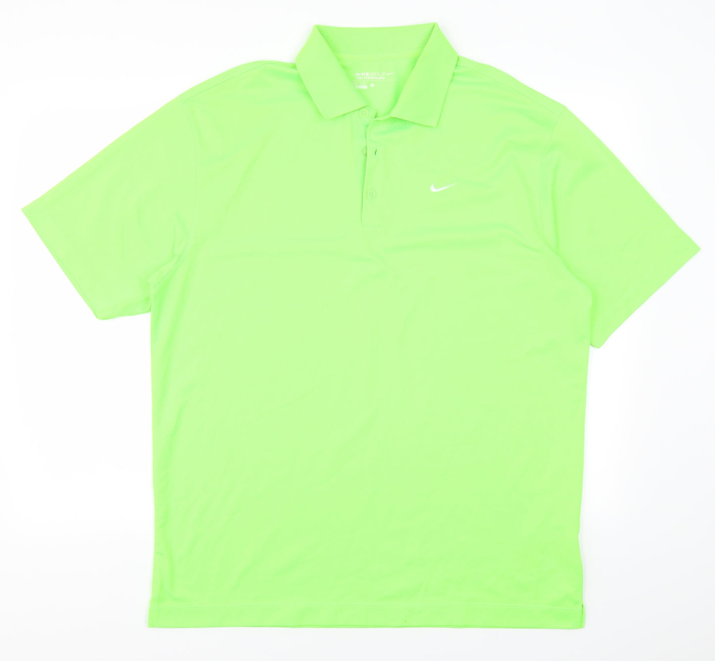 Nike Mens Green    Polo Size L  - fluro