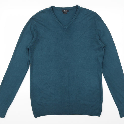 F&F Mens Blue   Pullover Jumper Size L