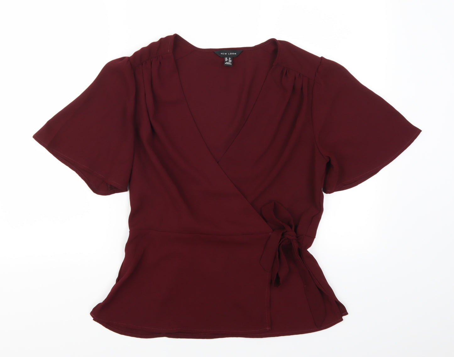 New Look Womens Red   Basic Blouse Size 12