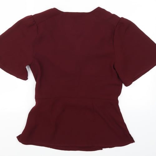 New Look Womens Red   Basic Blouse Size 12