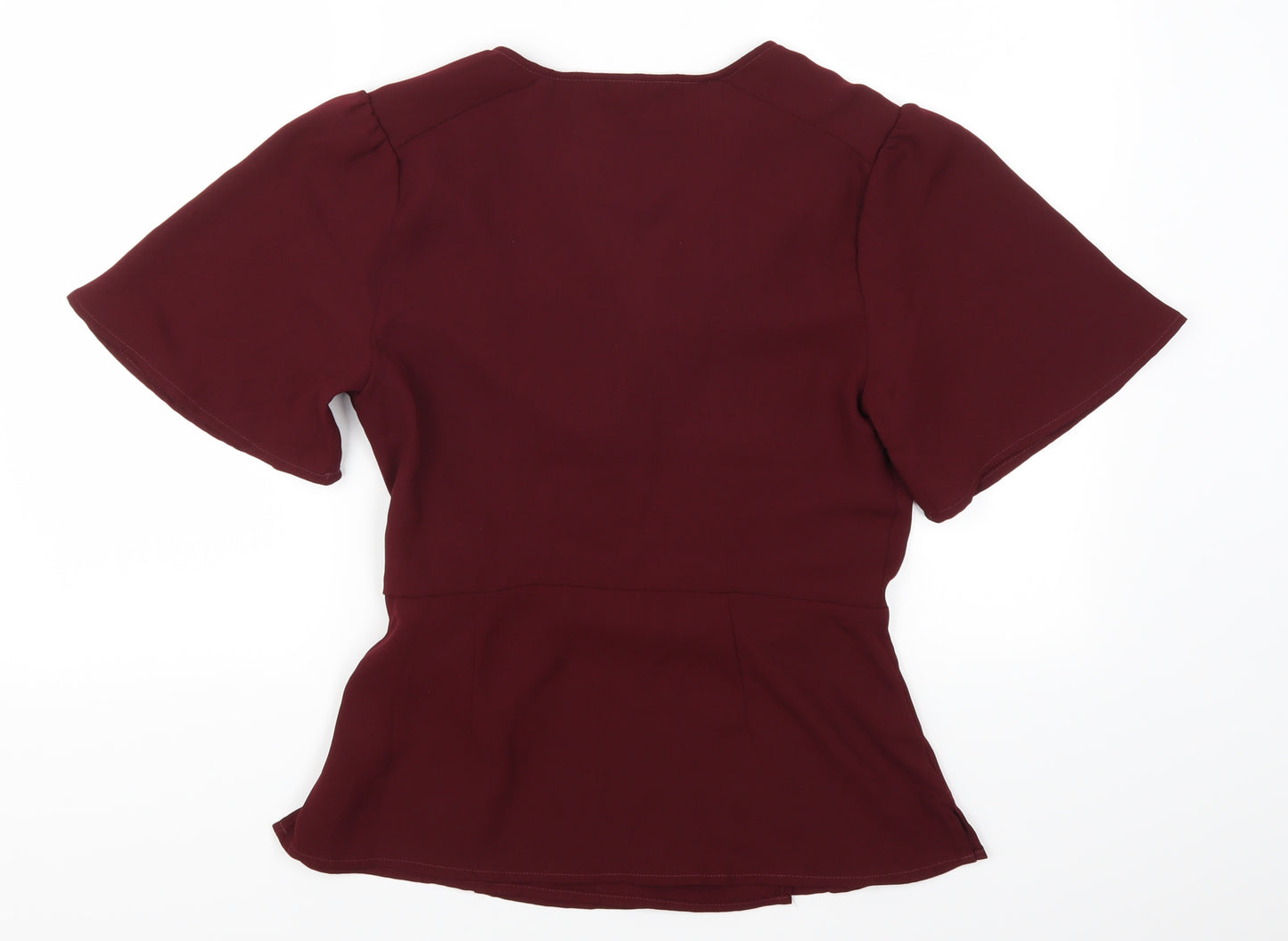 New Look Womens Red   Basic Blouse Size 12