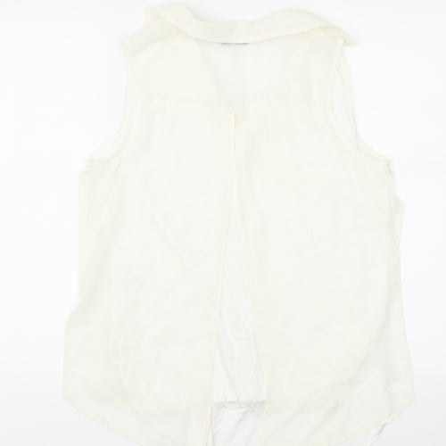 tu  Womens Ivory   Basic Blouse Size 12