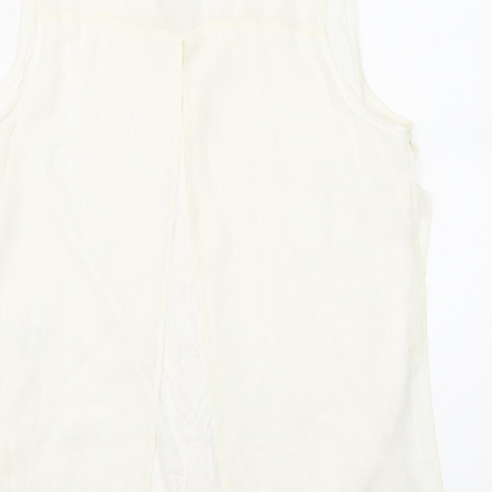 tu  Womens Ivory   Basic Blouse Size 12
