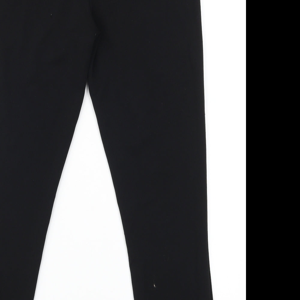 PRETTYLITTLETHING Womens Black   Trousers  Size 14 L27 in