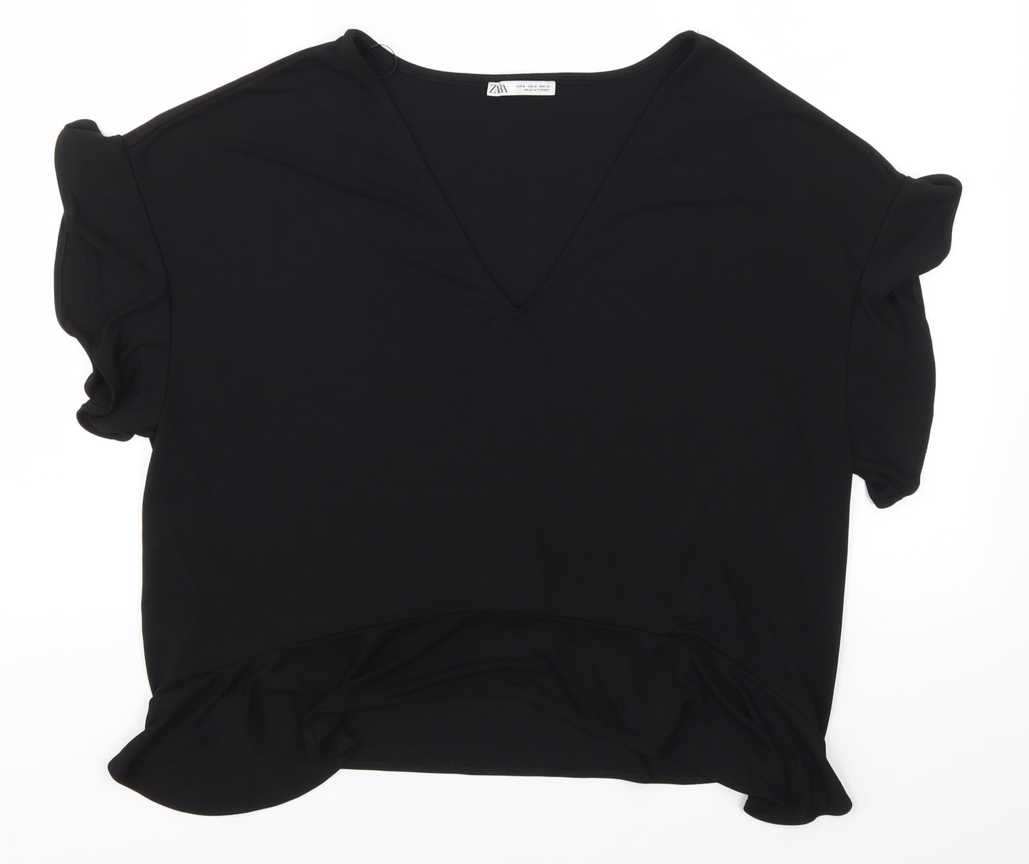 Zara Womens Black   Basic Blouse Size M