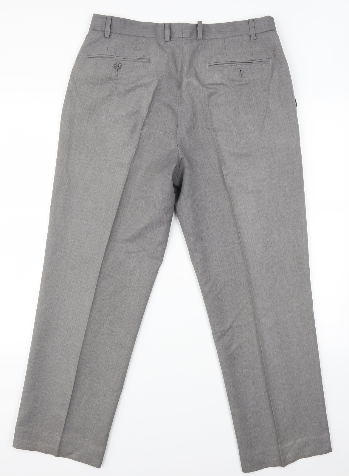Marks and Spencer Mens Grey   Trousers  Size 34 L29 in
