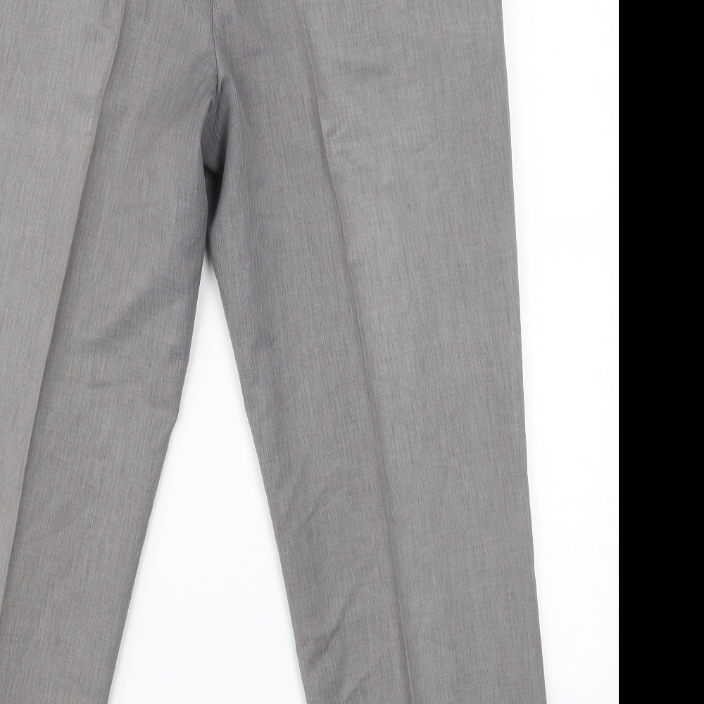 Marks and Spencer Mens Grey   Trousers  Size 34 L29 in