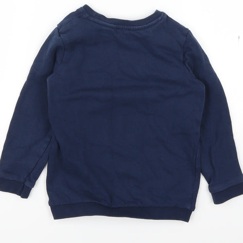 George Boys Blue   Pullover Jumper Size 3-4 Years  - christmas