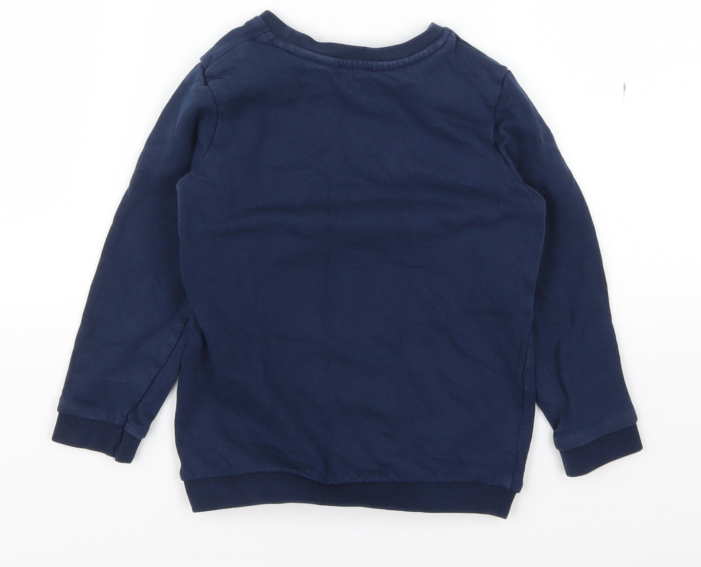 George Boys Blue   Pullover Jumper Size 3-4 Years  - christmas