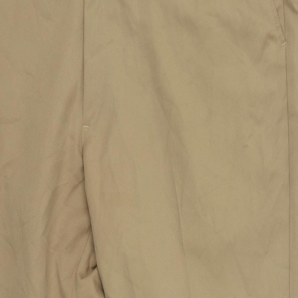 Haggar Mens Brown   Trousers  Size 42 L32 in