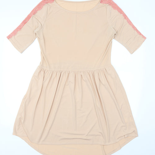 Be Beau Womens Pink   Fit & Flare  Size 14