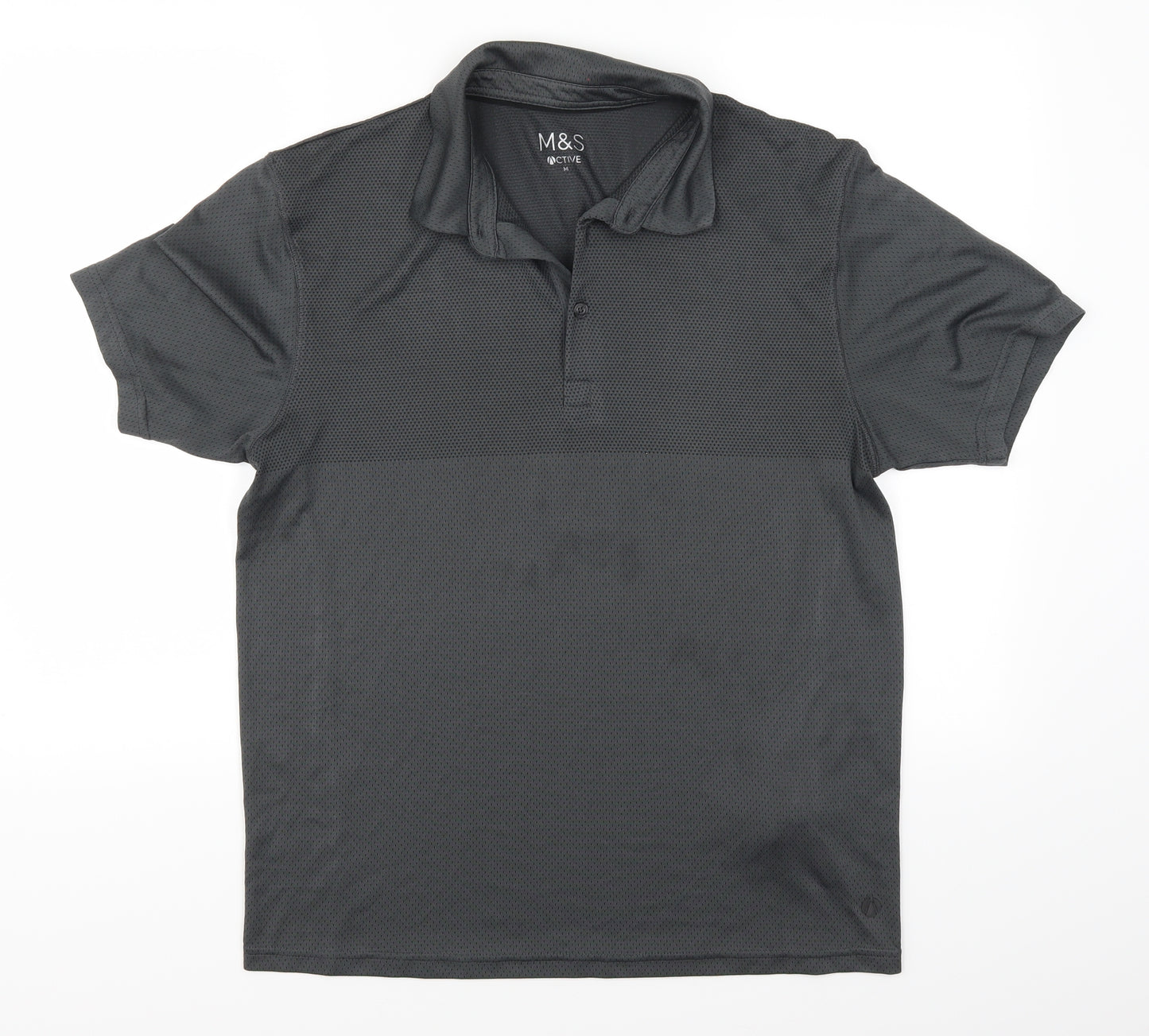 Marks and Spencer Mens Grey    Polo Size M