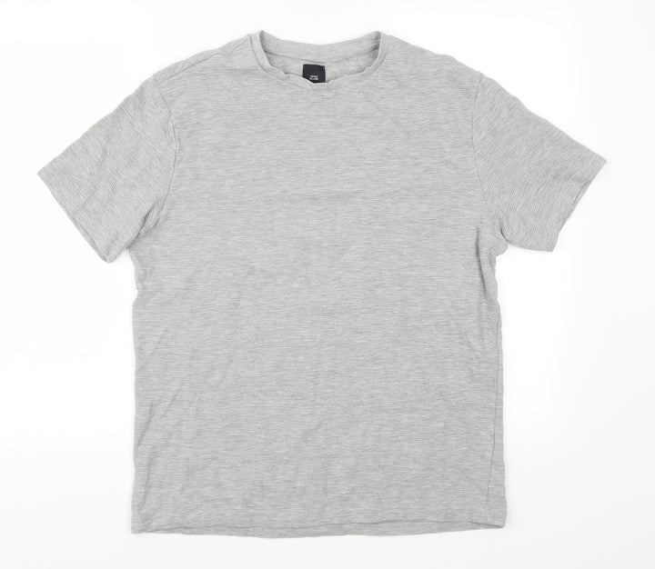 River Island Womens Grey   Basic T-Shirt Size M