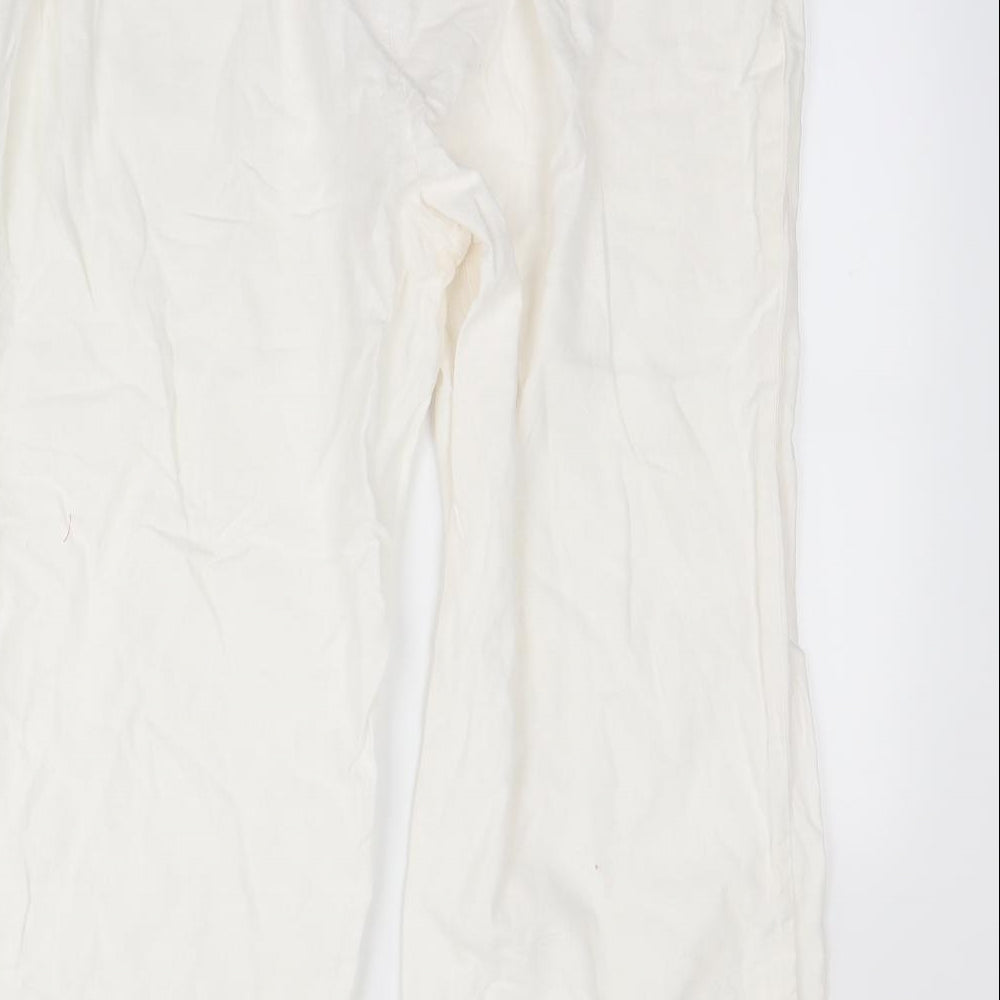 Preworn Womens White   Trousers  Size 22 L27 in