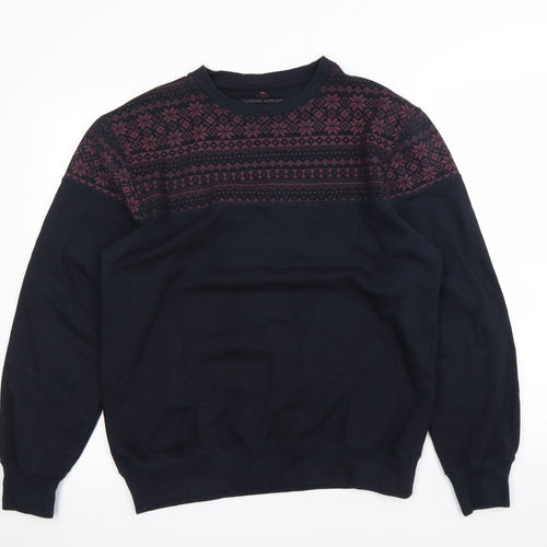 Easy Mens Blue   Pullover Jumper Size M