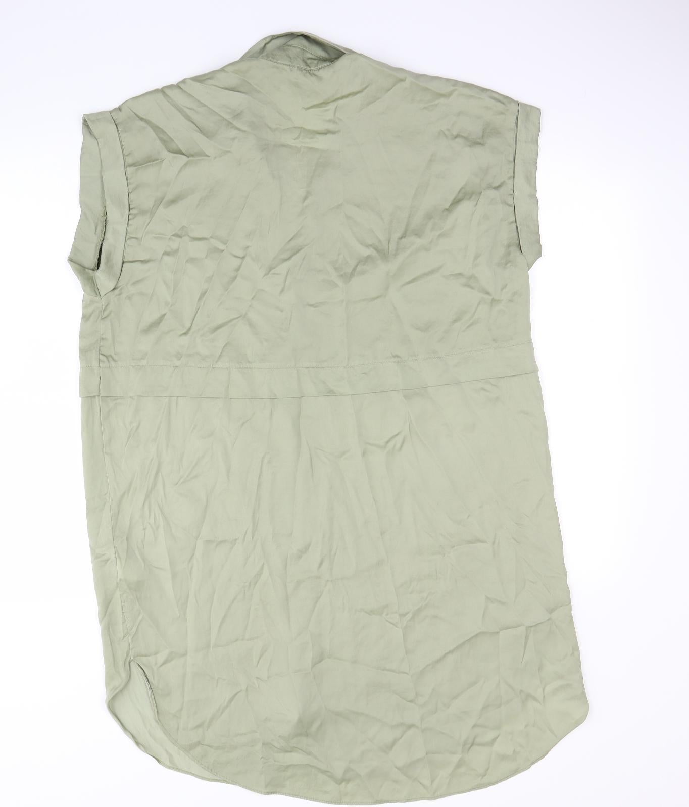 NEXT Womens Green   Shirt Dress  Size 14