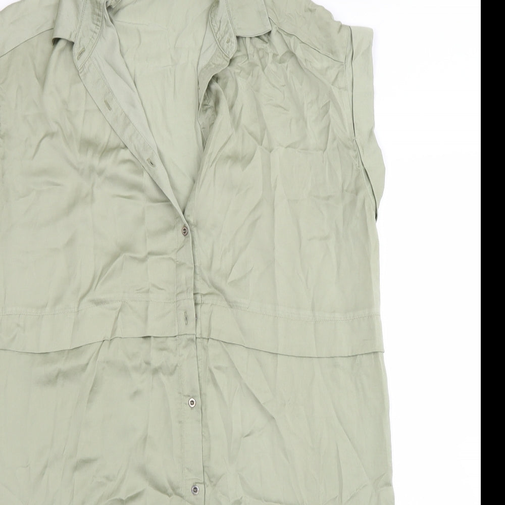 NEXT Womens Green   Shirt Dress  Size 14