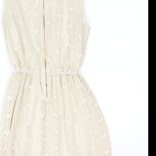 jasmine Womens Beige   Fit & Flare  Size 8