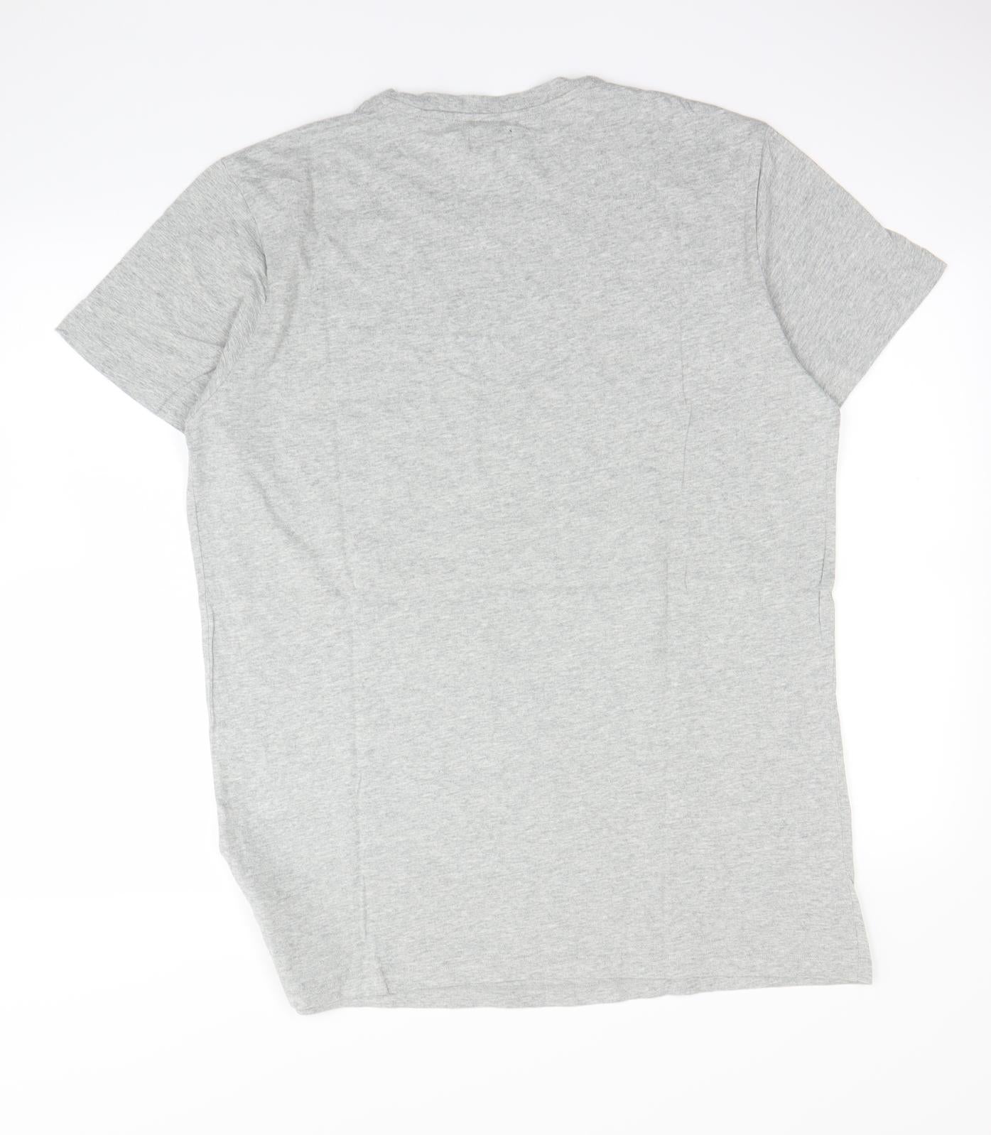 Diesel Mens Grey    T-Shirt Size 2XL