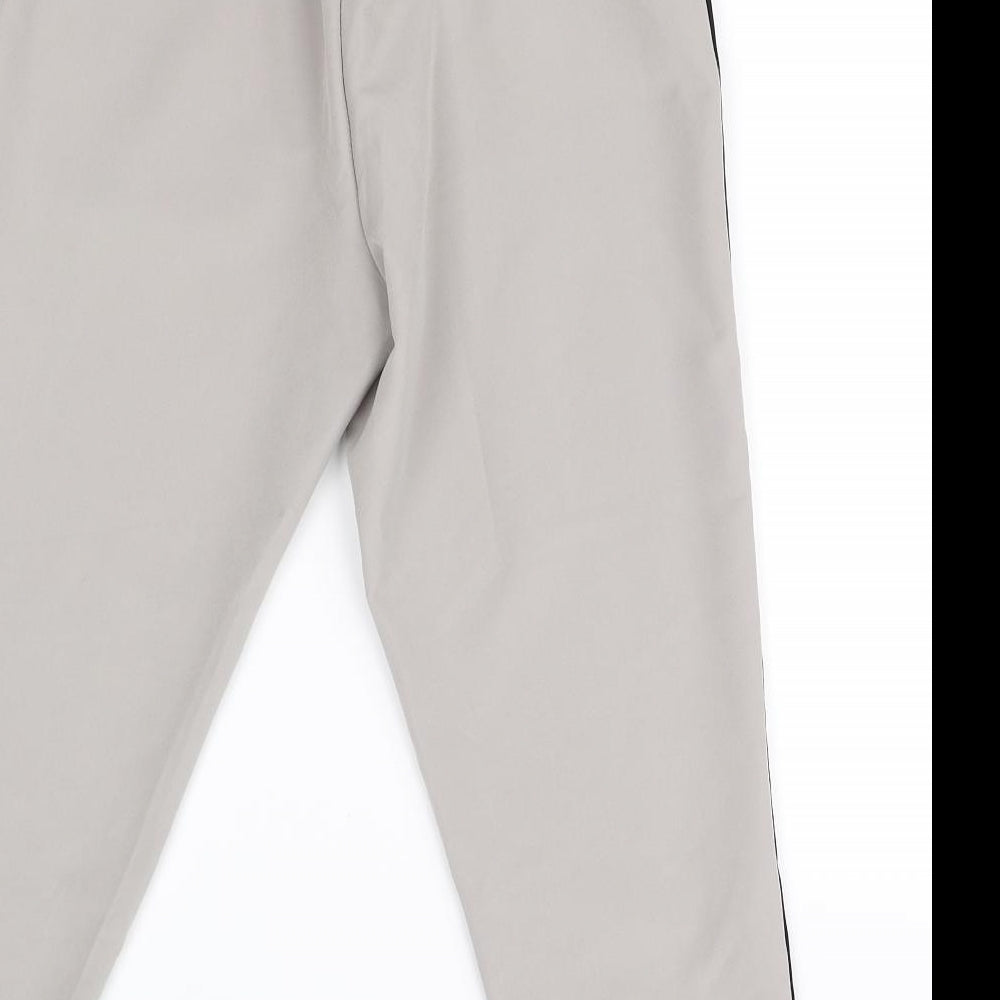 Boohoo Womens Grey   Dress Pants Trousers Size 10 L23 in