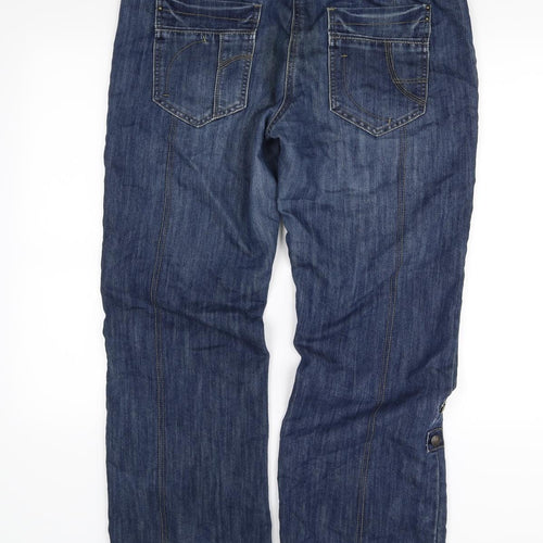 George Womens Blue   Straight Jeans Size 14 L30 in